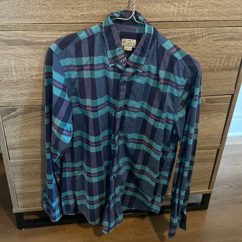 Plaid J Crew S Button up.